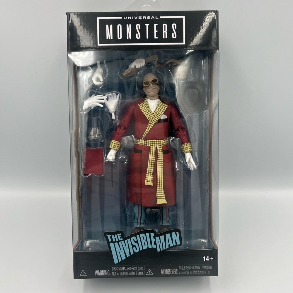 Jada Toys 6" Universal Monsters:  The Invisible Man Action Figure